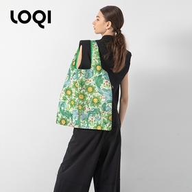 德国LOQI 博物馆系列 果园WM.OR 时尚艺术环保万用袋 折叠大容量单肩手提购物袋承重40斤防泼水 威廉·莫里斯