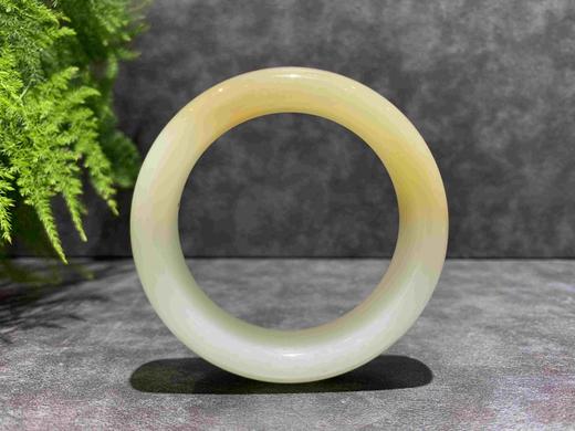 【御珠宫坊】糖羊脂白玉手镯57.3mm 商品图0