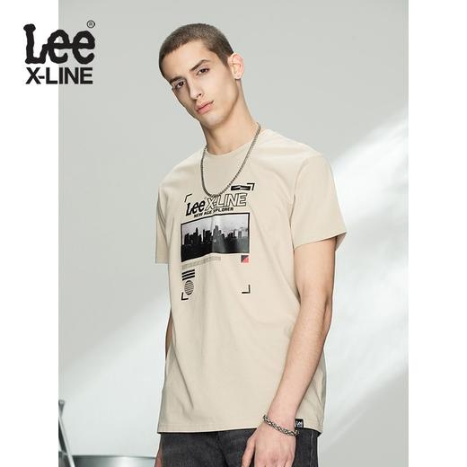 LeeXLINE21春夏圆领印花短袖T恤男上衣潮流L438104LE97W 商品图0