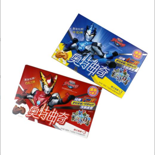 添乐卡通王奥特曼曲奇饼干120g  巧克力味 商品图0