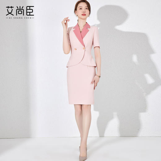 职业女西装套装夏季上班通勤工作服薄酒店经理高端定制正装上班服 商品图2