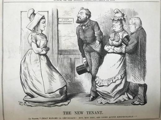 1876年 英国讽刺漫画杂志《笨拙》 数百幅插图 漆布精装16开 商品图8