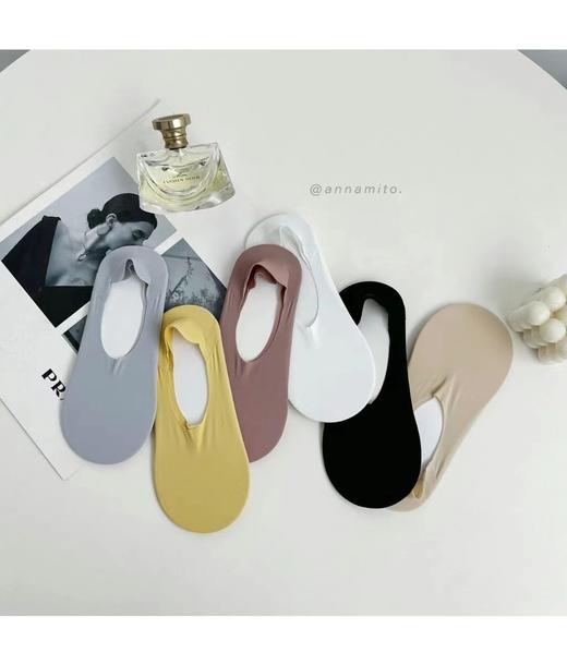 老米优品/ 3双1组，2组包邮❤《男士夏日超透气冰丝纯色船袜》舒服到不想脱下~~好品质。WZ230507C 商品图2