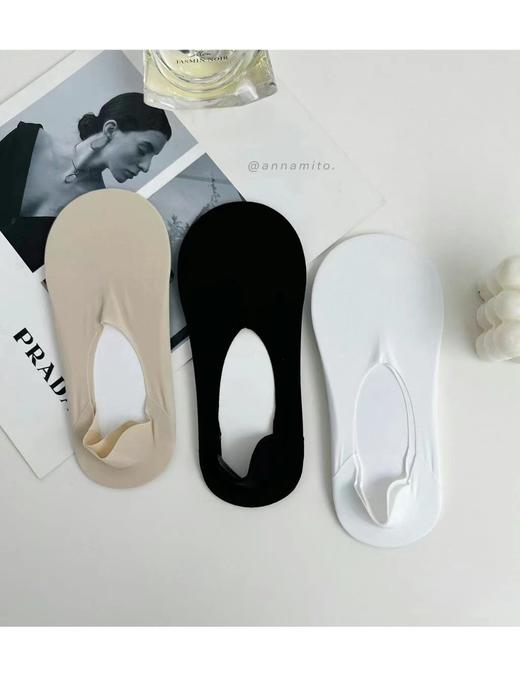 老米优品/ 3双1组，2组包邮❤《男士夏日超透气冰丝纯色船袜》舒服到不想脱下~~好品质。WZ230507C 商品图7