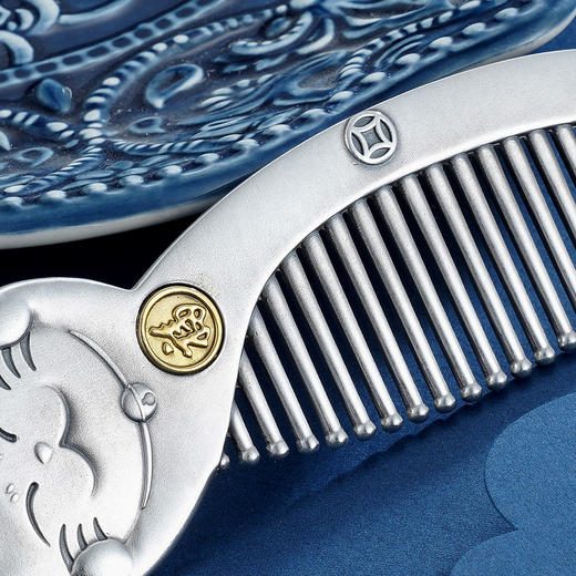 子佩集S999银【招财猫】梳子【BX0460696】2305 商品图2