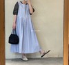 Veritecoeur浅蓝白色连衣裙 商品缩略图4