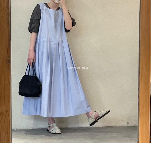 Veritecoeur浅蓝白色连衣裙 商品图4