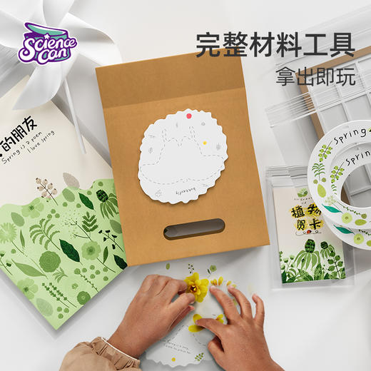 【云优选】科学罐头植物手工课 幼儿园手工制作DIY材料包 创意玩具 孩子的自然美育课 给孩子的艺术启蒙（拆封后不支持7天无理由退货，介意慎拍） 商品图4