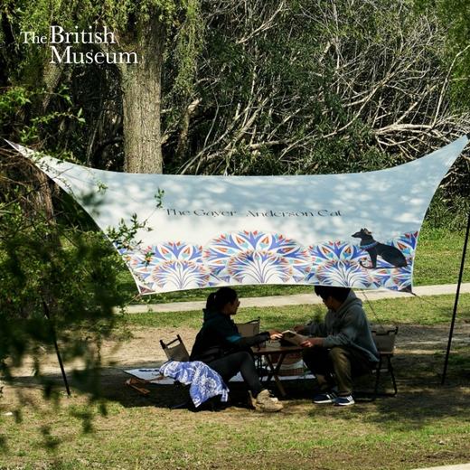 大英博物馆盖亚·安德森猫系列 户外防晒防雨防风露营天幕 野营野餐 商品图0