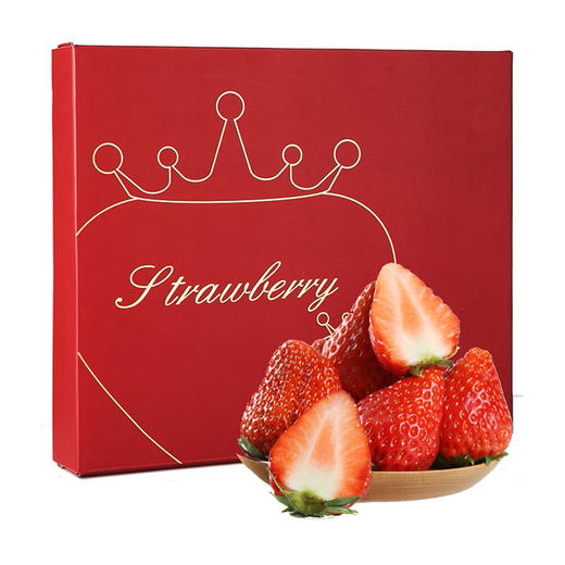 （分三个包裹）丹东99草莓3斤装+阎良甜瓜五斤彩箱装(4-6枚)+关茶·茶菓子(福满新年49枚装)糕点礼盒760g【LXS5.0】 商品图4