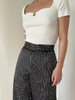 Viktoria Chan | SS23114 Tine short sleeve knit [针织短袖上衣 黑 / 白 ] 商品缩略图9