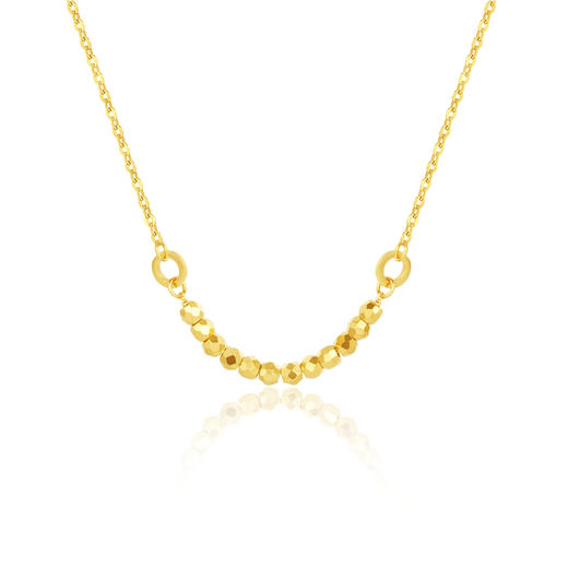 MEMORA诗普琳时光金致黄金足金项链女款LN486201 商品图0