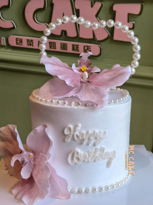 珍珠装饰蝴蝶兰（仿真花） 商品图0