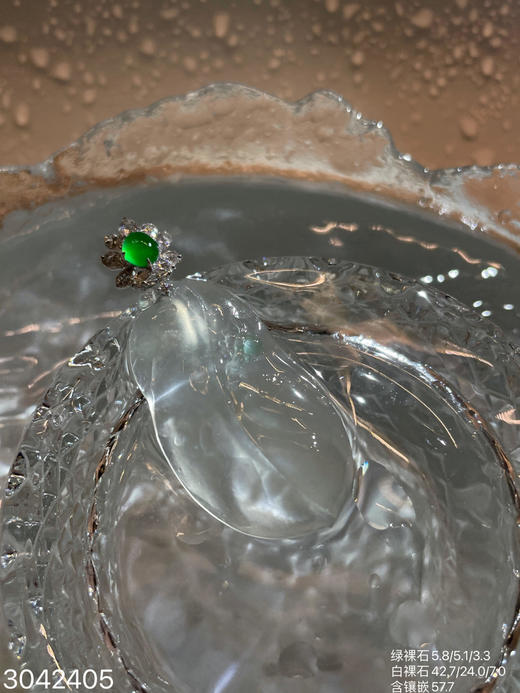 玻璃叶子吊坠【3042405】具体价格微信咨询 商品图1