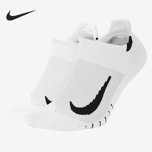 【库存有限，无货将作退款，介意勿拍】Nike/耐克春季新款男女休闲透气舒适运动袜2双装SX7554-100 商品图0