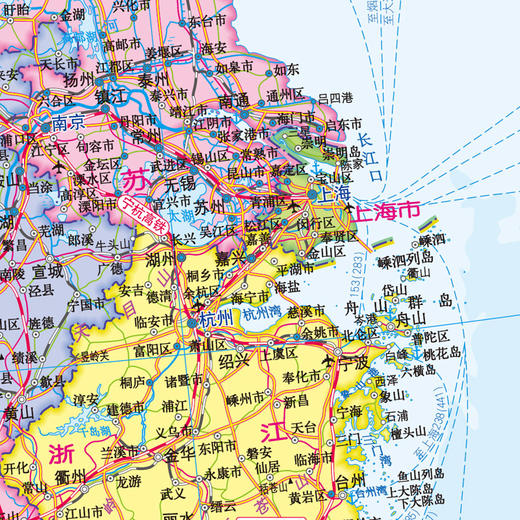 地理学习图典·水晶版·中国地图（小一全 筒装） 商品图2