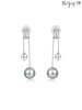 【天猫同款】悦甄 18k金铂金灰珍珠耳夹  铃兰 商品缩略图0