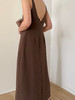 Viktoria Chan | SS23103 Tine U neck dress [ U领无袖连衣裙 棕 ] 商品缩略图8