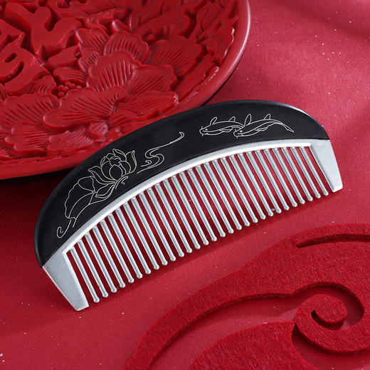 子佩集S999银一梳百顺梳子【YJSZ008】2305 商品图7