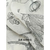 【限时特惠】COCOBELLA写意印花雪纺压褶半身裙女夏沙滩度假飘逸长裙HS119 商品缩略图4