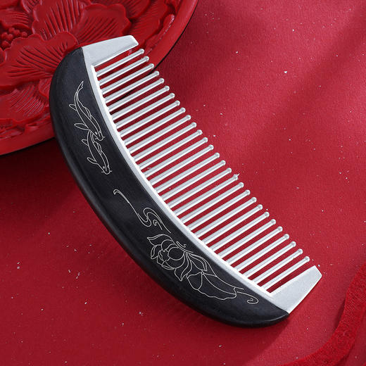 子佩集S999银一梳百顺梳子【YJSZ008】2305 商品图5