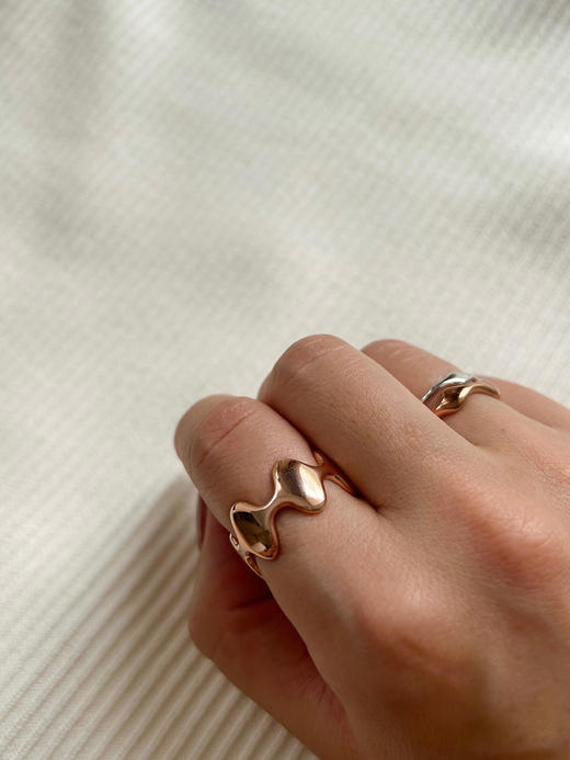 J.HARDYMENT | 3 Thin and Long Face Ring [戒指] 商品图1