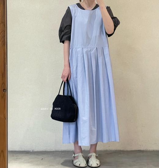 Veritecoeur浅蓝白色连衣裙 商品图3