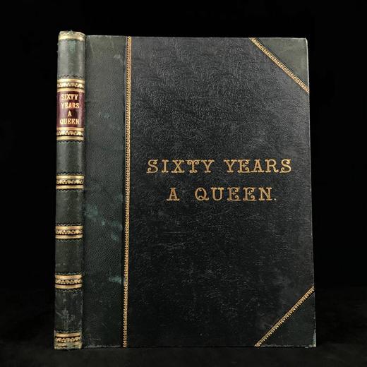 约1900年 维多利亚女王六十年 约400幅插图 真皮精装8开 商品图0