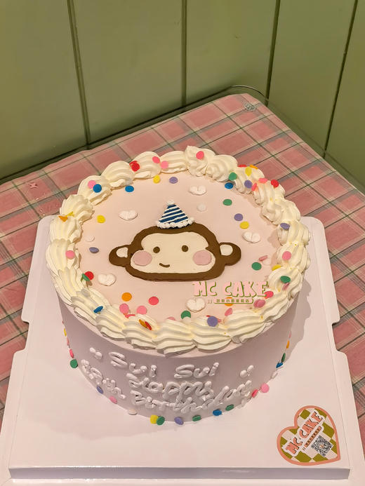 手绘小猴子蛋糕 商品图1