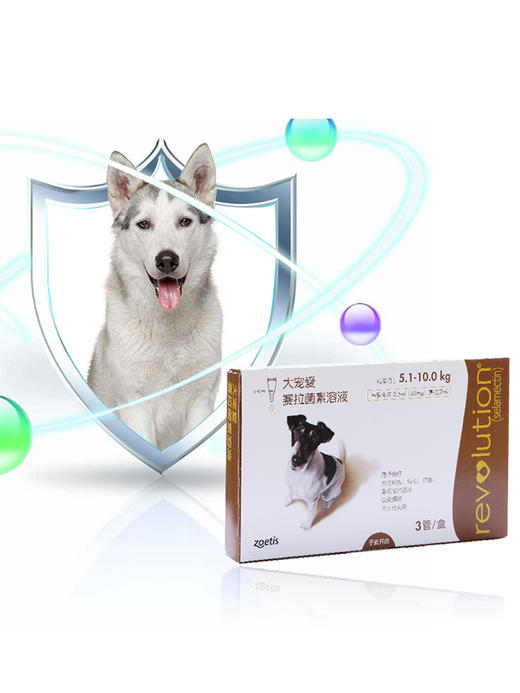 大宠爱小型犬体外驱虫滴剂犬用去跳蚤除螨虫狗狗体内外驱虫药3支 商品图1