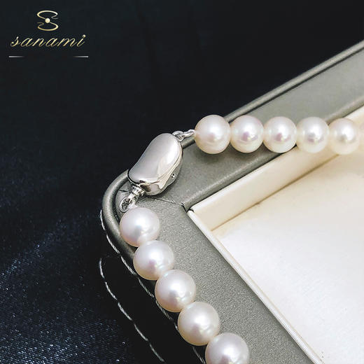 母亲节礼物！0.6折！【时尚气质 大方佰搭】日本 佐奈美珍珠项链 小米珠淡水 珍珠项链小巧 仙女链链锁骨链 商品图2