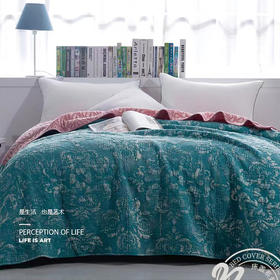 欧式风休闲水洗多用被 三色可选