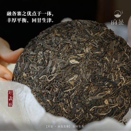 【昀茶·普洱系列】大安·冰岛五寨混合普洱生茶 357克/饼 甘甜鲜爽 汤质饱满 底香持久 融各寨之优点于一体 丰厚平衡 商品图3
