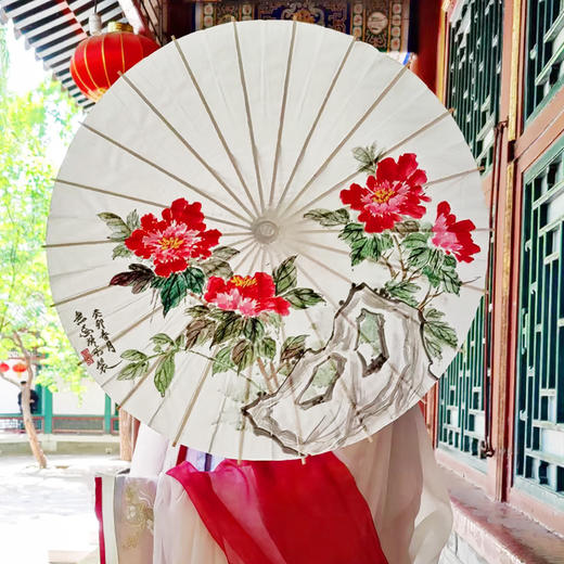 【庆学堂】手工纸伞 书法国画创作 家居装饰 文房雅物 商品图3