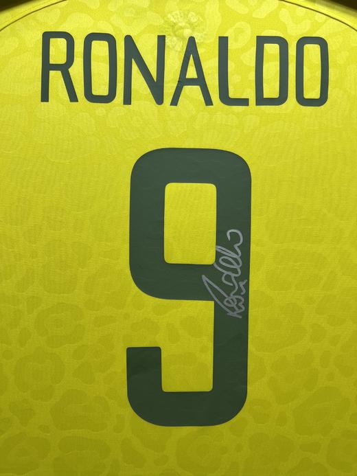 收藏系列 大罗 巴西队9号黄色 亲笔签名球衣 ICONS 商品图2