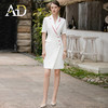 AD职业连衣裙2023女新款ol职场白领通勤正式场合假两件西装套裙夏 商品缩略图0