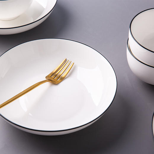 菲米生活舍墨陶瓷餐具套装碗蝶盘FM-TC2114 商品图4