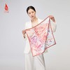 SAINTJOY/上久楷 女式真丝方巾  冬暖雪散  FJS22038 商品缩略图1