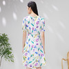 EITIE爱特爱夏季新款印花连衣裙时尚气质V领显瘦连衣裙7007756 商品缩略图4