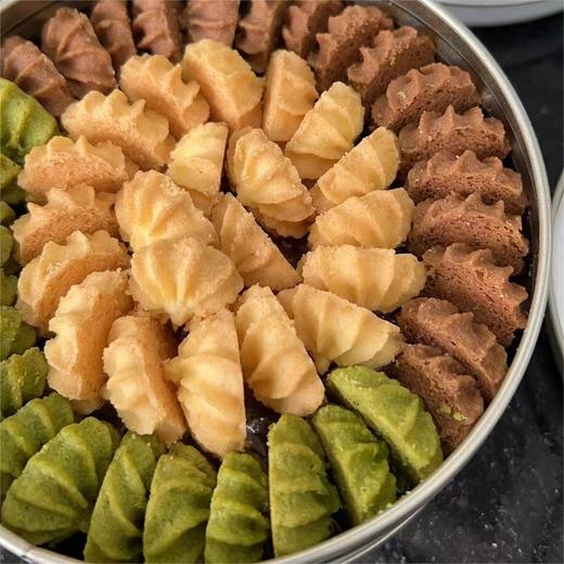 爆款手工曲奇 会想念的口味 低糖 拿取不散 入口即化 法国进口AOP级黄油 米其林餐厅用巧克力 日本箬竹宇治抹茶 商品图1