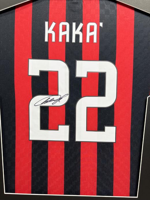 收藏系列 卡卡 AC米兰22号黑红 亲笔签名球衣 ICONS 商品图2