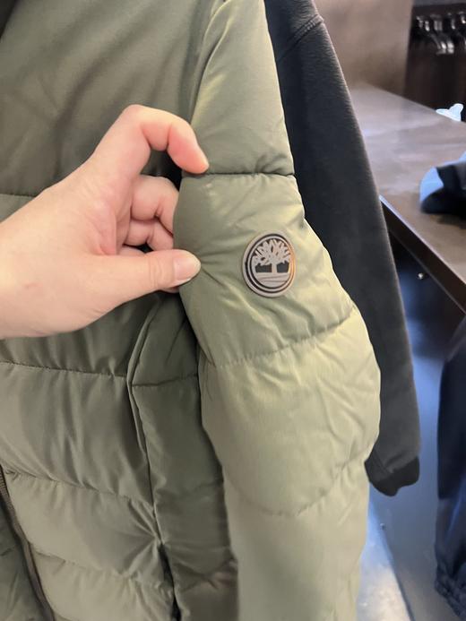 TIMBERLAND/添柏岚 女士连帽纯色中长款保暖棉服外套 商品图3