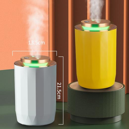 加湿器家用香薰大容量双喷头大雾车载大容量跑马灯桌面US B卧室 商品图0