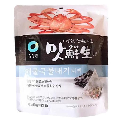 清净园味先生海鲜汤包72g청정원맛선생해물국물내기72g 商品图0