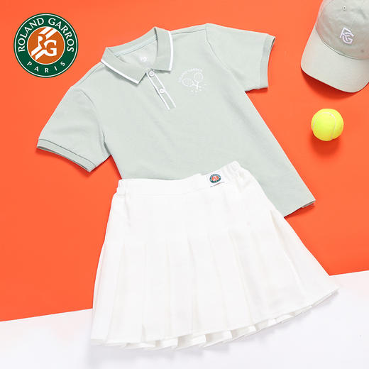 罗兰加洛斯法网儿童网球服女童短袖T恤女孩网球套装 商品图1