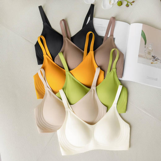 【88号款】女士夏季升级版瑜伽网透气果冻条无痕内衣 商品图1