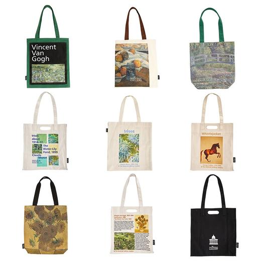 The National Gallery馆藏系列 印象派时尚休闲帆布包单肩包 商品图5