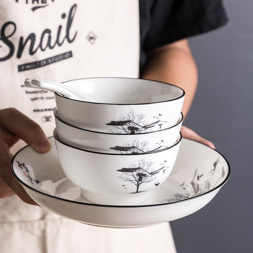 菲米生活醉江南陶瓷餐具套装碗蝶盘FM-TC1960 商品图4
