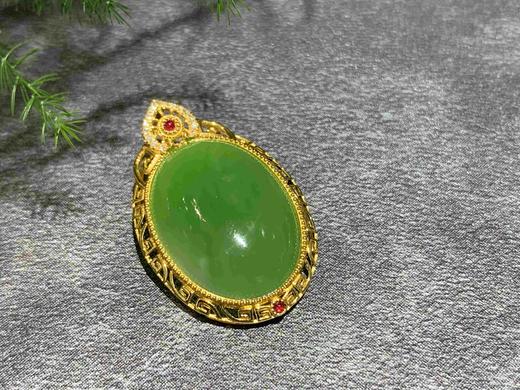 【御珠宫坊】金镶碧玉吊坠 商品图4