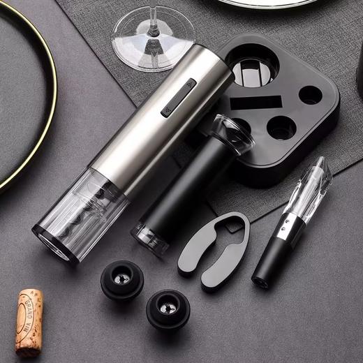 CLITON科力通充电款红酒电动开瓶器套装(含充电收纳底座） 商品图5